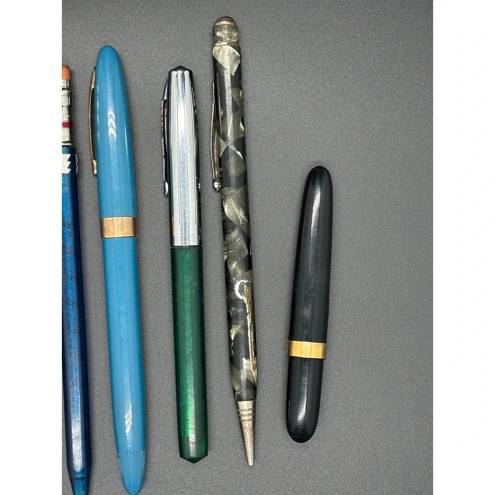Vintage Pen and Pencil Lot Esterbrook  and Sheaffer's Scripto Fountain Pens